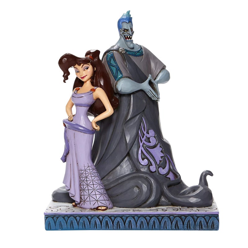 Enesco Disney Traditions by Jim Shore Hercules Meg and Hades Figurine, 9 Inch, Multicolor - Image 1